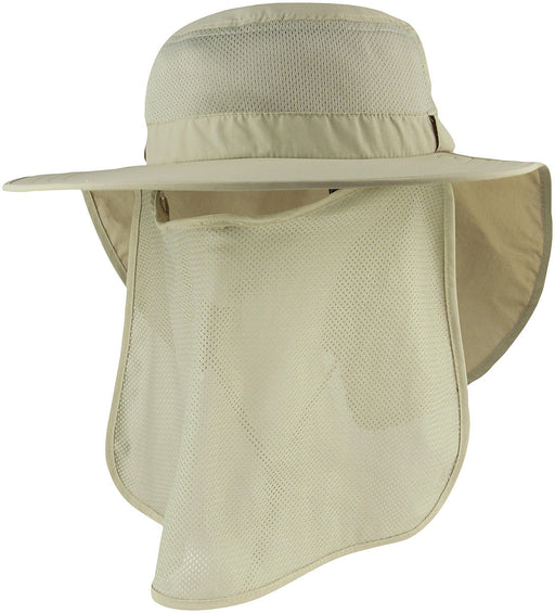 Uv Large Bill Flap Cap Khaki