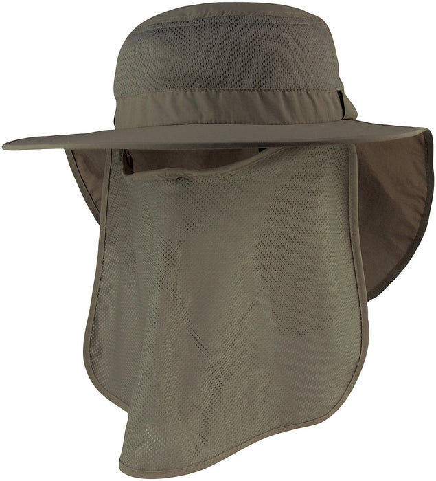 Uv Large Bill Flap Cap Olive