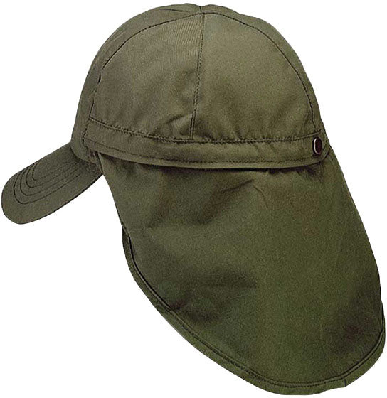 Microfiber Cap W/Flap Oliv Osf