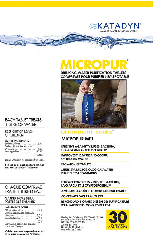 Micropur Tablets 20 Pk