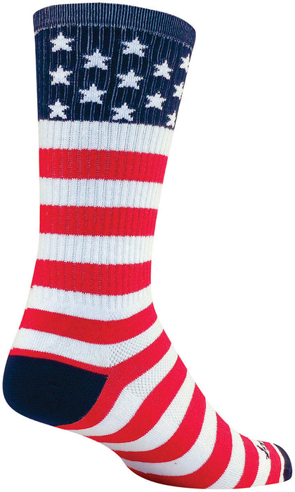 Usa Flag 6" Crew Lg/X L