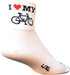 I Heart My Bike White S/M