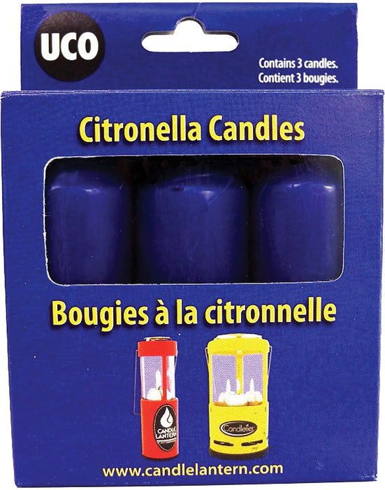 Citronella Candles 3 Pk