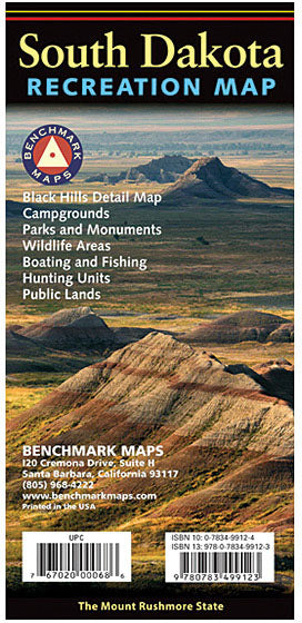 South Dakota Recreation Map