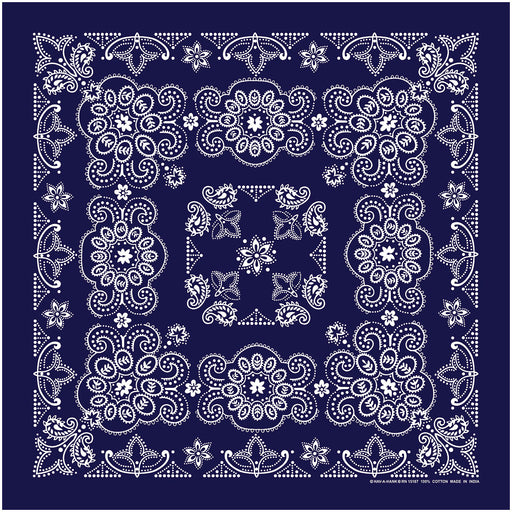 Te X As Paisley Bandana Navy