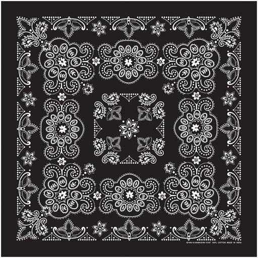 Te X As Paisley Bandana Black