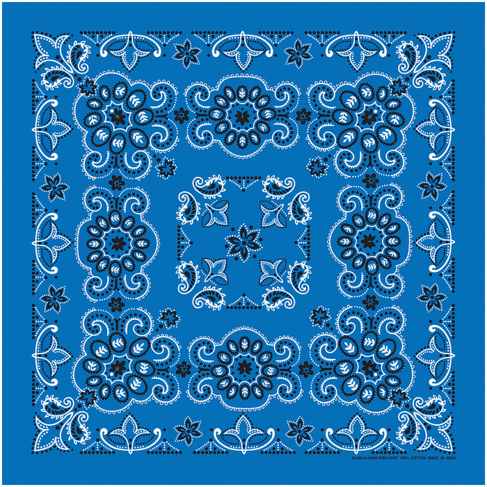 Te X As Paisley Bandana Royal