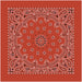 Bandana Paisley Terracotta