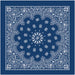 Bandanas Blue W/Hang Tag & Upc