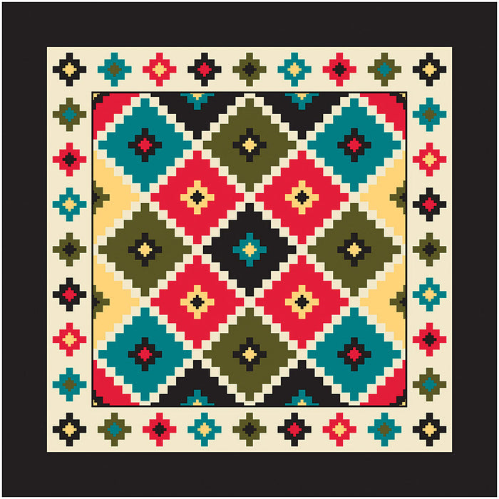 Southwest Argyle W/Black Trim