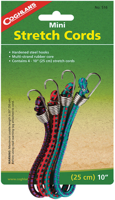 Mini Stretch Cords 4 Pk