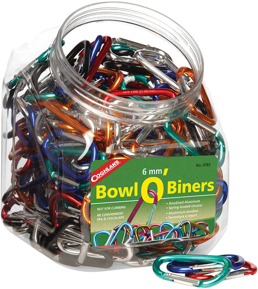 6 Mm Bowl O/Carabiners  174 Pcs