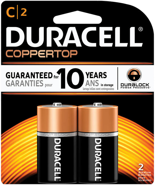 Duracell Cprt C 2 Pk