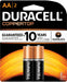 Duracell Cprt Aa 2 Pk