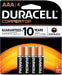 Duracell Cprt Aaa 4 Pk