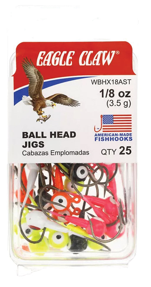 Ball Head Jig 1/8 Oz Asst