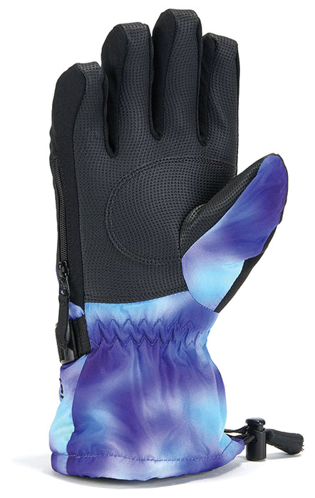 Stomp Glove Jr Lg Blk/Prp Tdye