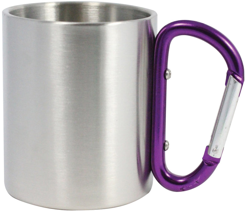 Carabiner Mug Purple 8 Oz.