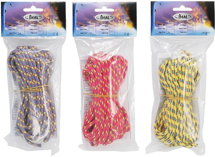 Beal 4 Mm Cut Cord 7 M Assorted