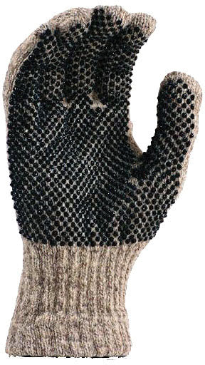 Ragg Wool Gripper Glove Large