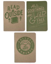 Read Outside Notebook Set Of 3