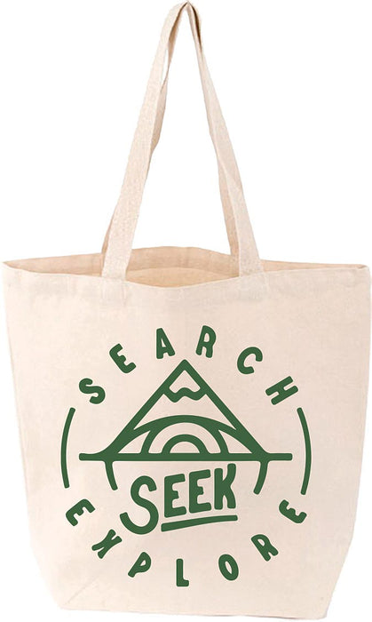 Search Seek E X Plore Tote