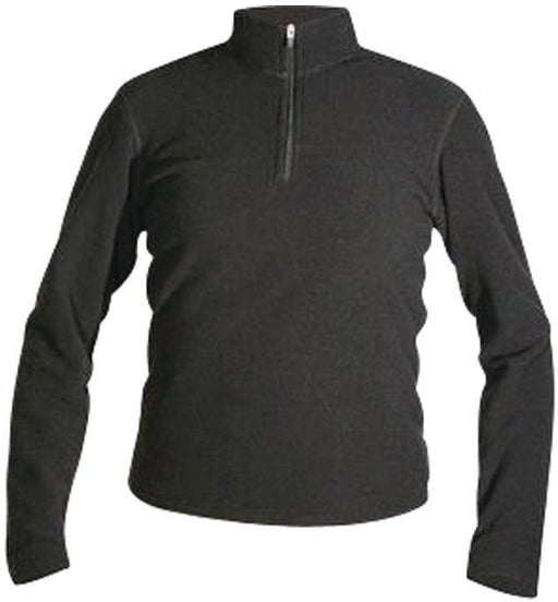 Bi Ply Zip T Kids Blk Sm