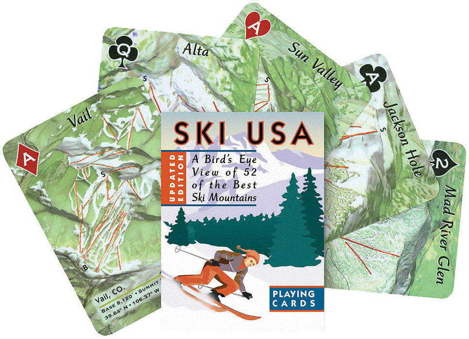 Ski Usa Playing Cards