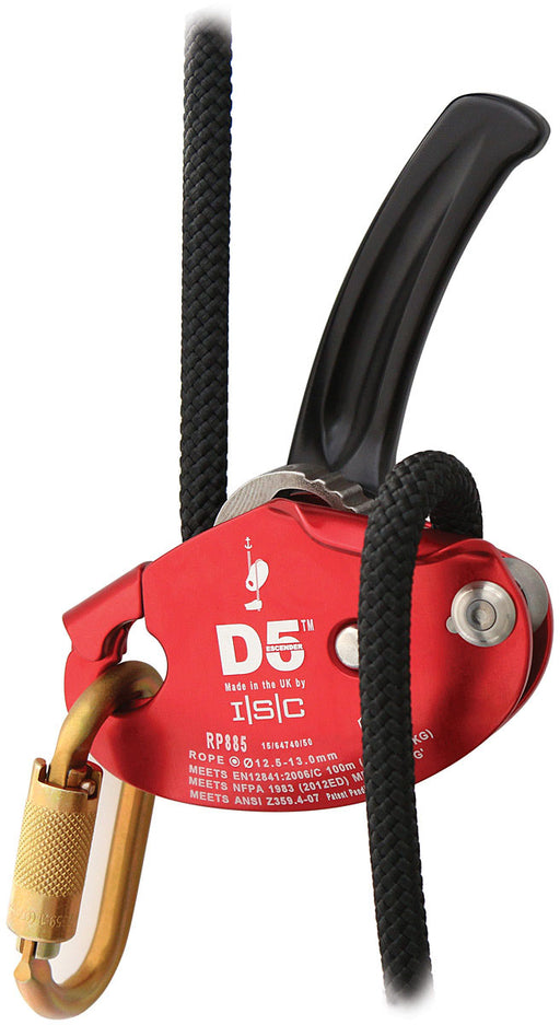 D5 Industrial Descender Red