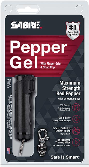 Flip Top Pepper Gel   Black