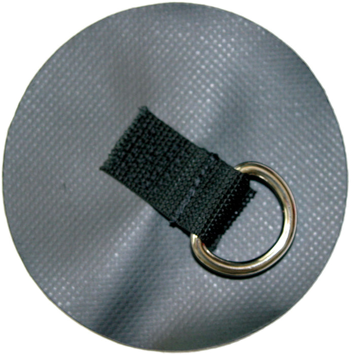 4 Inch D Ring Patch Black