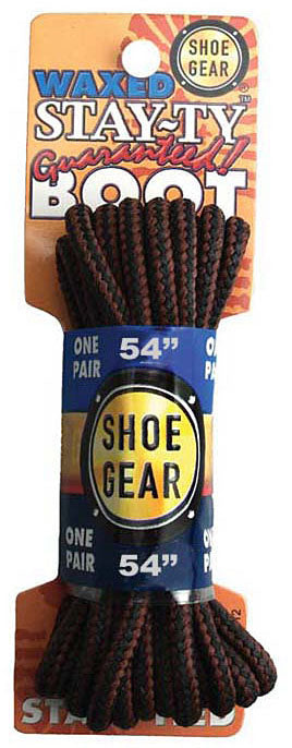 Wa X Ed Boot Laces 54" Brn/Blk