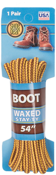 Wa X Ed Boot Laces 54" Brwn/Gold