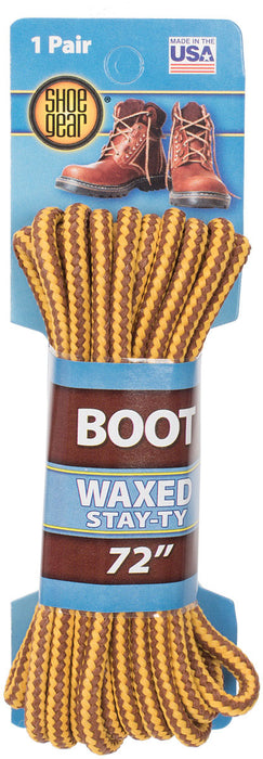 Wa X Ed Boot Laces 72" Brwn/Gold