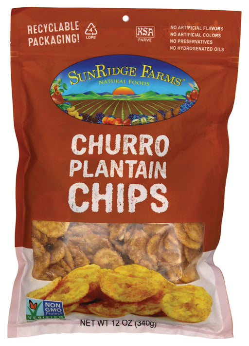 Plantain Chips, Churro 12 Oz