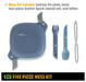 Eco Five Pc Mess Kit Oceanblue